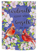 Cardinals Memorial Garden Flag 2 Sided Decorative