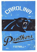 Carolina Panthers Garden Flag 2 Sided Vintage Logo