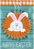 Carrot Wreath 2-sided Garden Flag