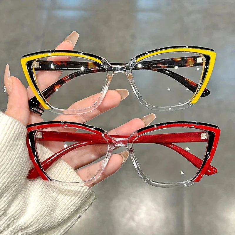 Cat Eye Clear Lens Glasses.