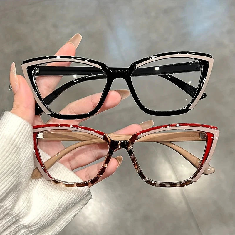 Cat Eye Clear Lens Glasses.