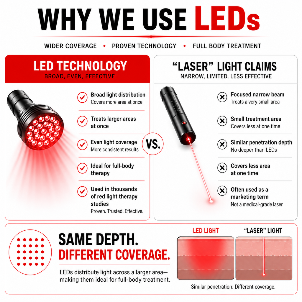 Red Light Pro Devices LED Torch