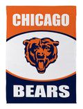 Chicago Bears 2 Sided NFL Garden Flag