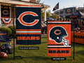 Chicago Bears Garden Flag 2 Sided Orange Logo