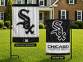 Chicago White Sox Garden Flag 2 Sided Pinstripe
