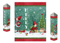 Christmas Elves Art Pole 20 Inches Tall Merry