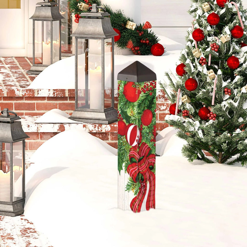 Christmas Garland Art Pole 20 Inches