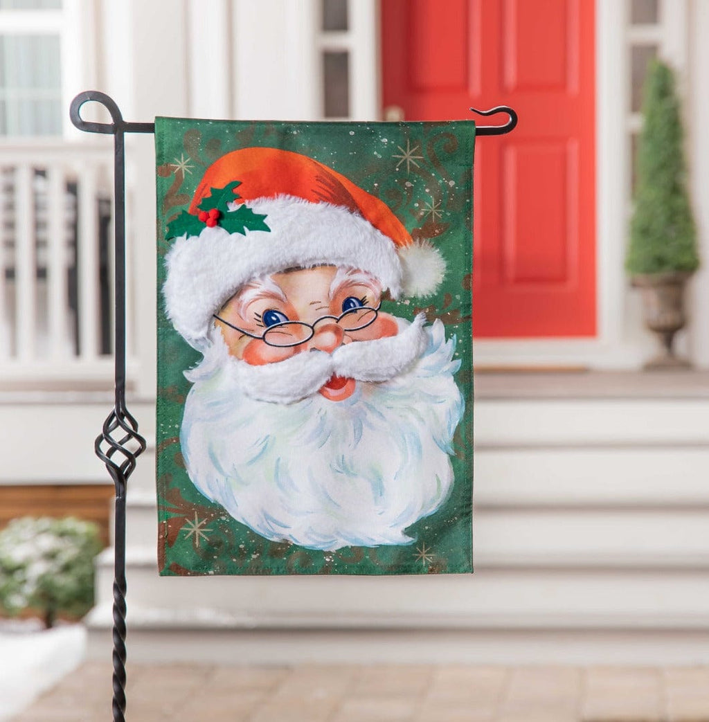 Christmas Merry Santa Garden Flag 2 Sided Decorative