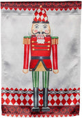 Christmas Nutcracker Garden Flag 2 Sided Lustre