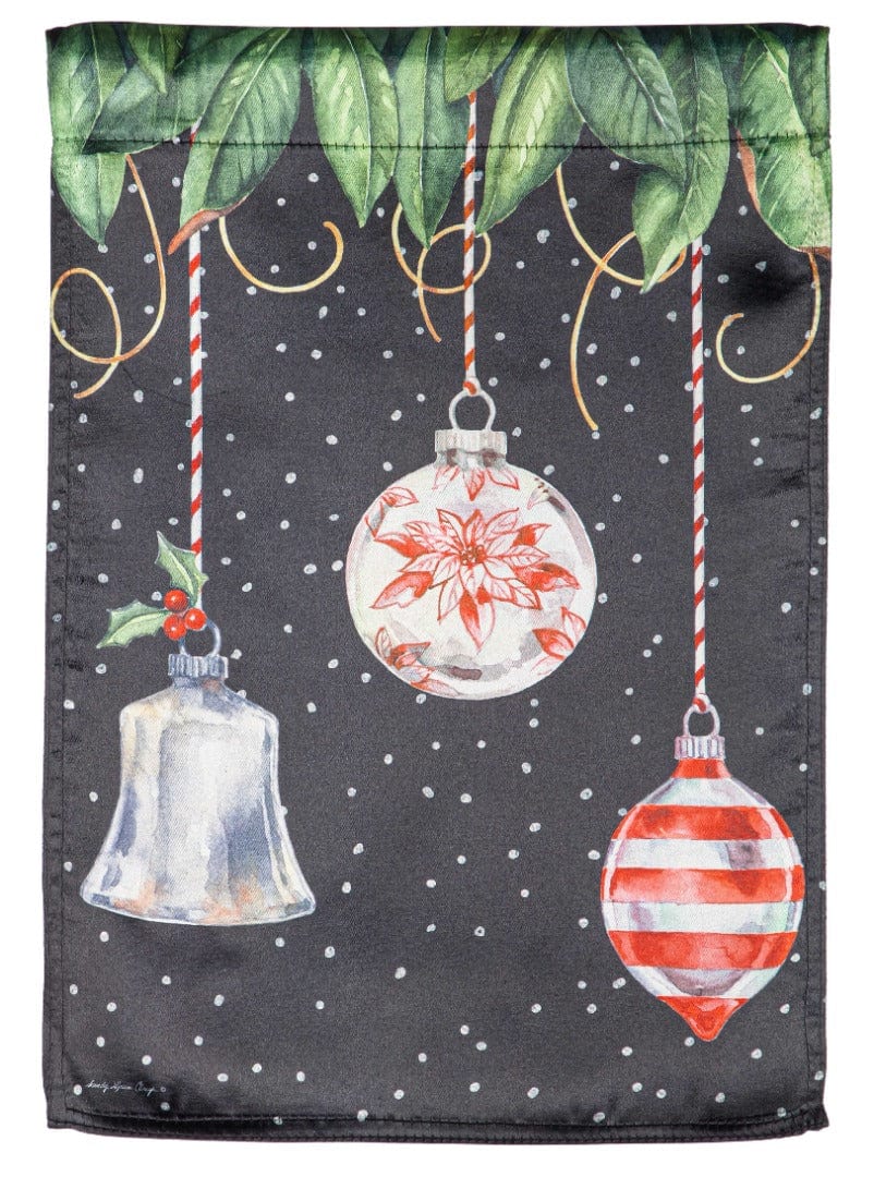 Christmas Ornaments Garden Flag 2 Sided Lustre