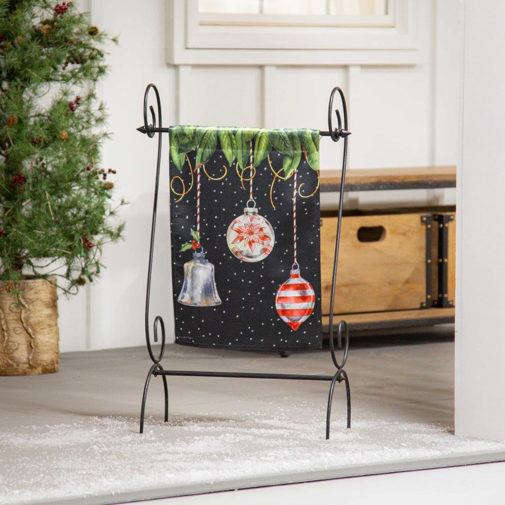 Christmas Ornaments Garden Flag 2 Sided Lustre