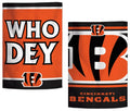 Cincinnati Bengals Garden Flag 2 Sided Who Dey Slogan