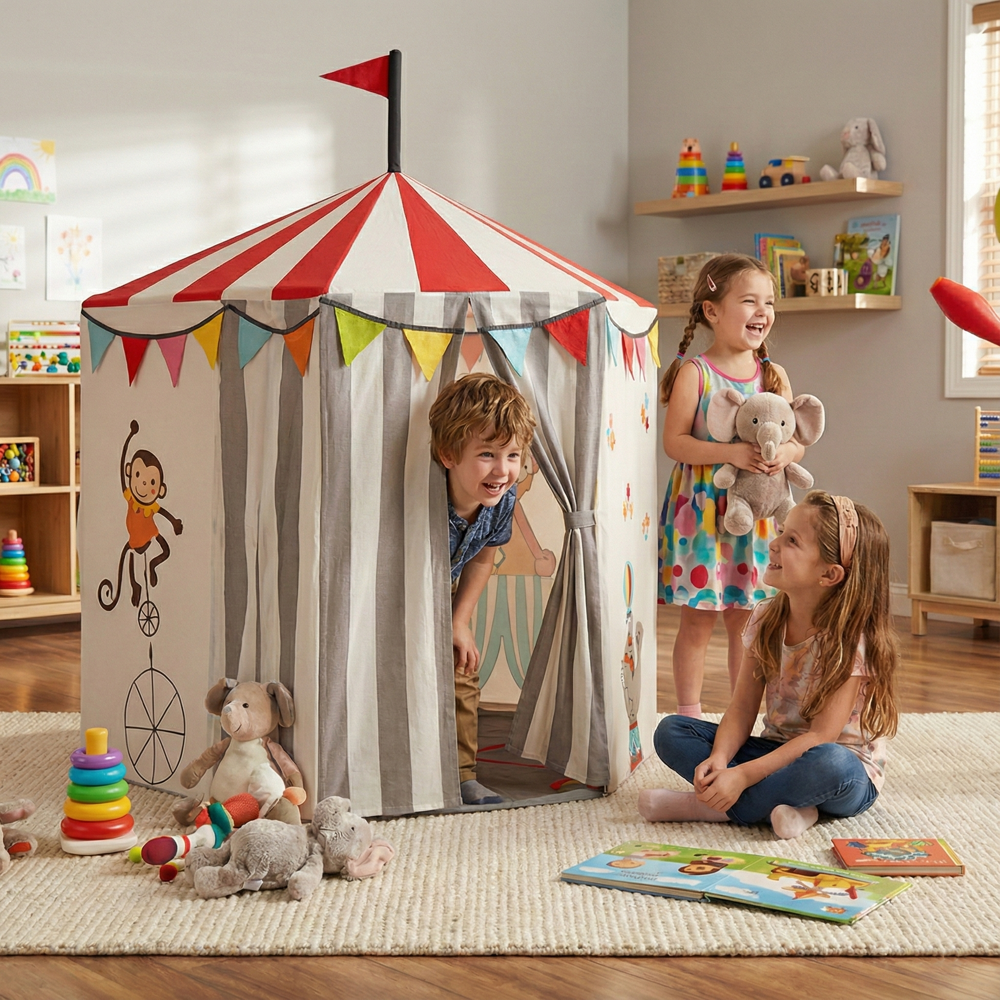 Role Play Kids - Circus Tent Play Home for Kids