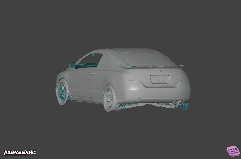 Honda Civic Si (FG2) 3D Scan (2006-2009)