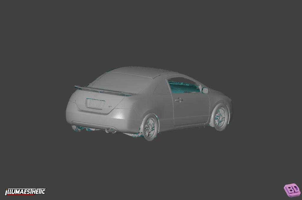 Honda Civic Si (FG2) 3D Scan (2006-2009)