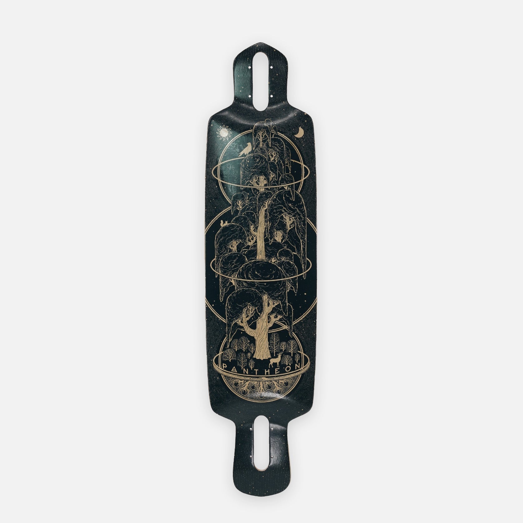 Pantheon Ember Classic Yggdrasil Graphic Longboard Deck - 34.4"