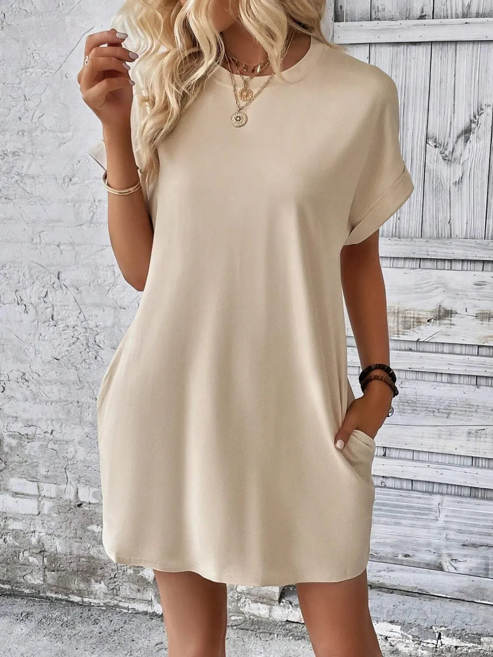 Classic Fit Sheerless Stretch Top - Versatile Polyester Blend