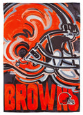 Cleveland Browns Garden Flag 2 Sided Justin Patten