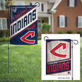 Cleveland Guardians Garden Flag 2 Sided Throwback