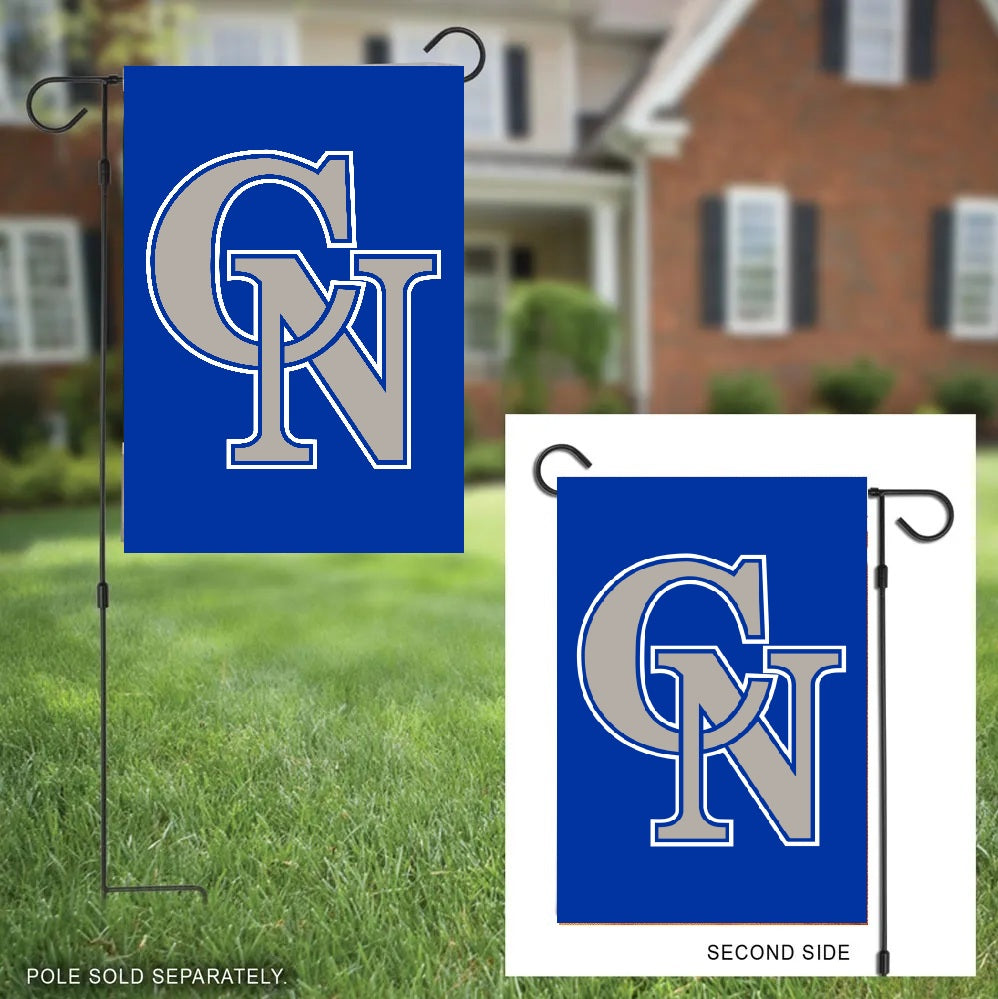 Colo-Nesco 2 Sided Garden Flag Grey Logo