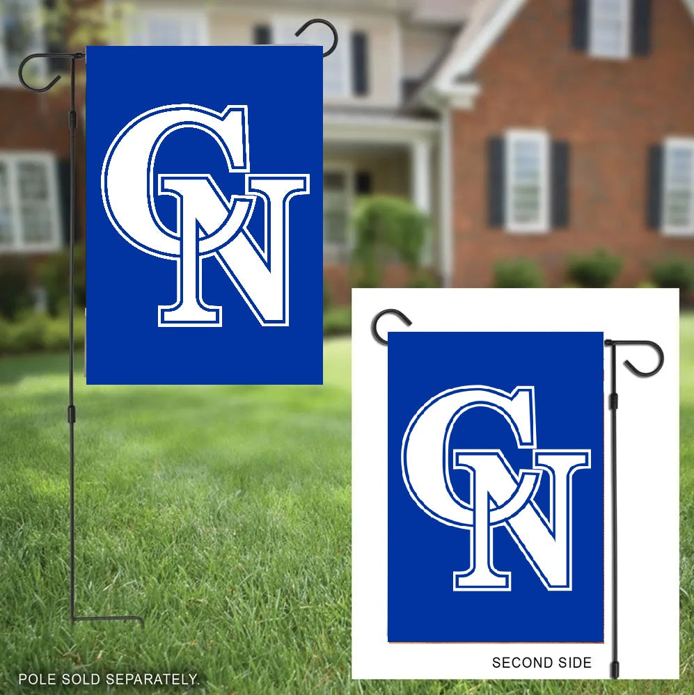 Colo-Nesco 2 Sided Garden Flag White Logo