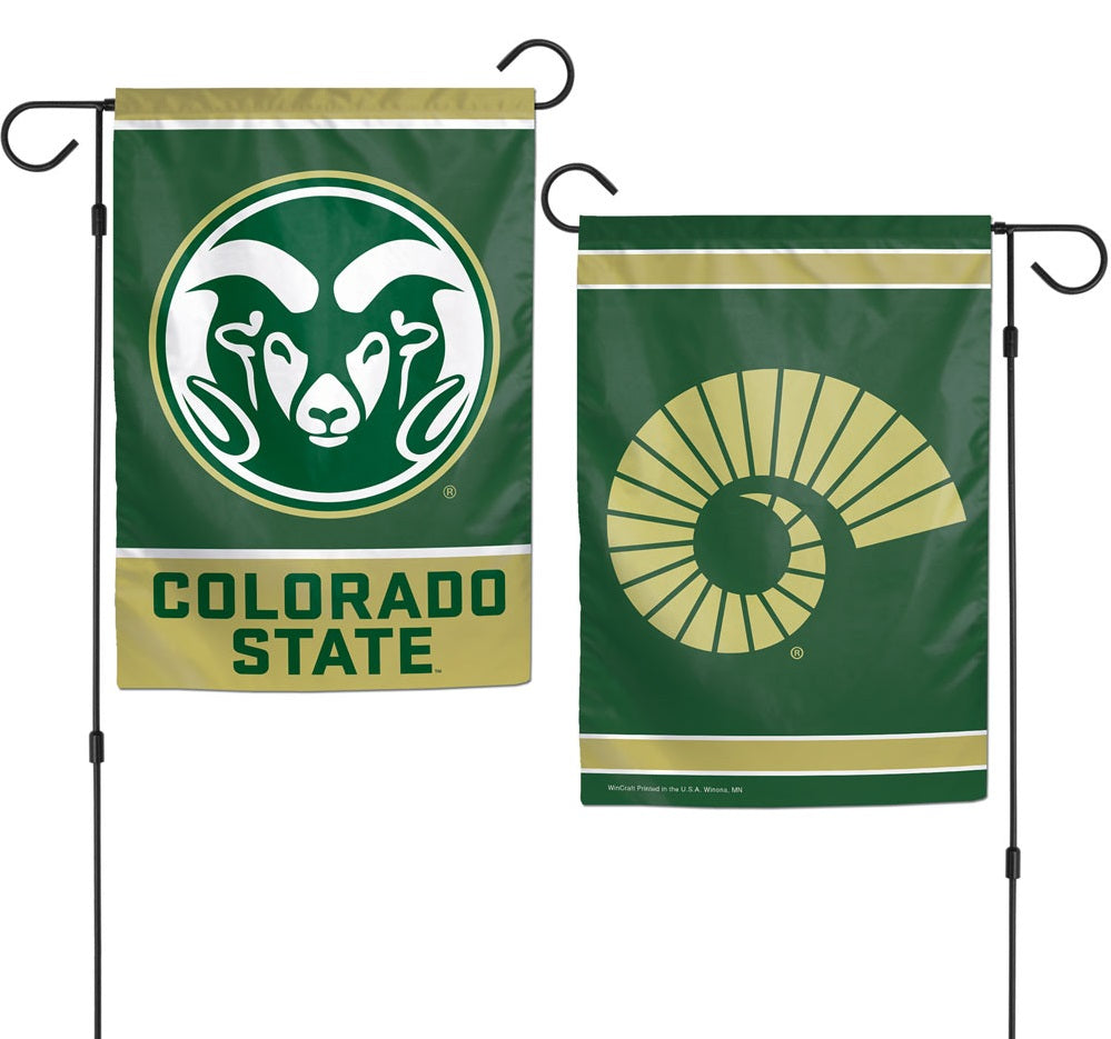 Colorado State Rams 2 Sided Garden Flag