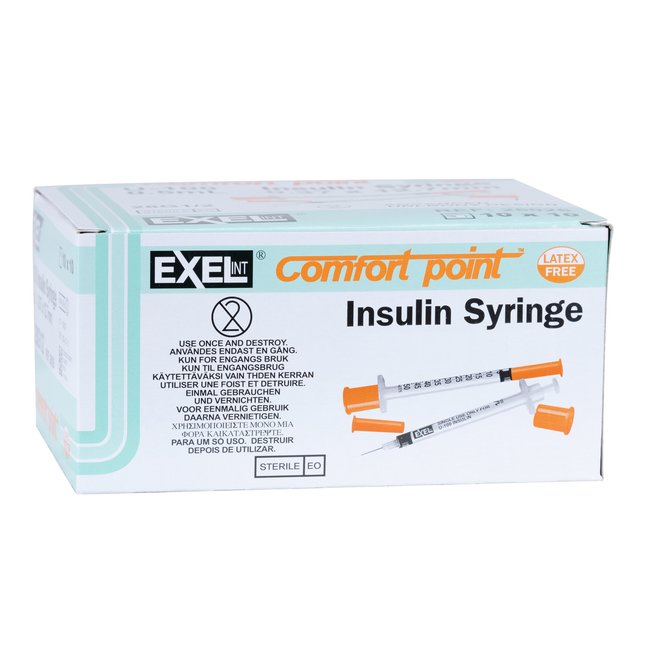 Comfort Point™ Lo-Dose Standard Insulin Syringe w/ Needle NonSafety Regular Wall