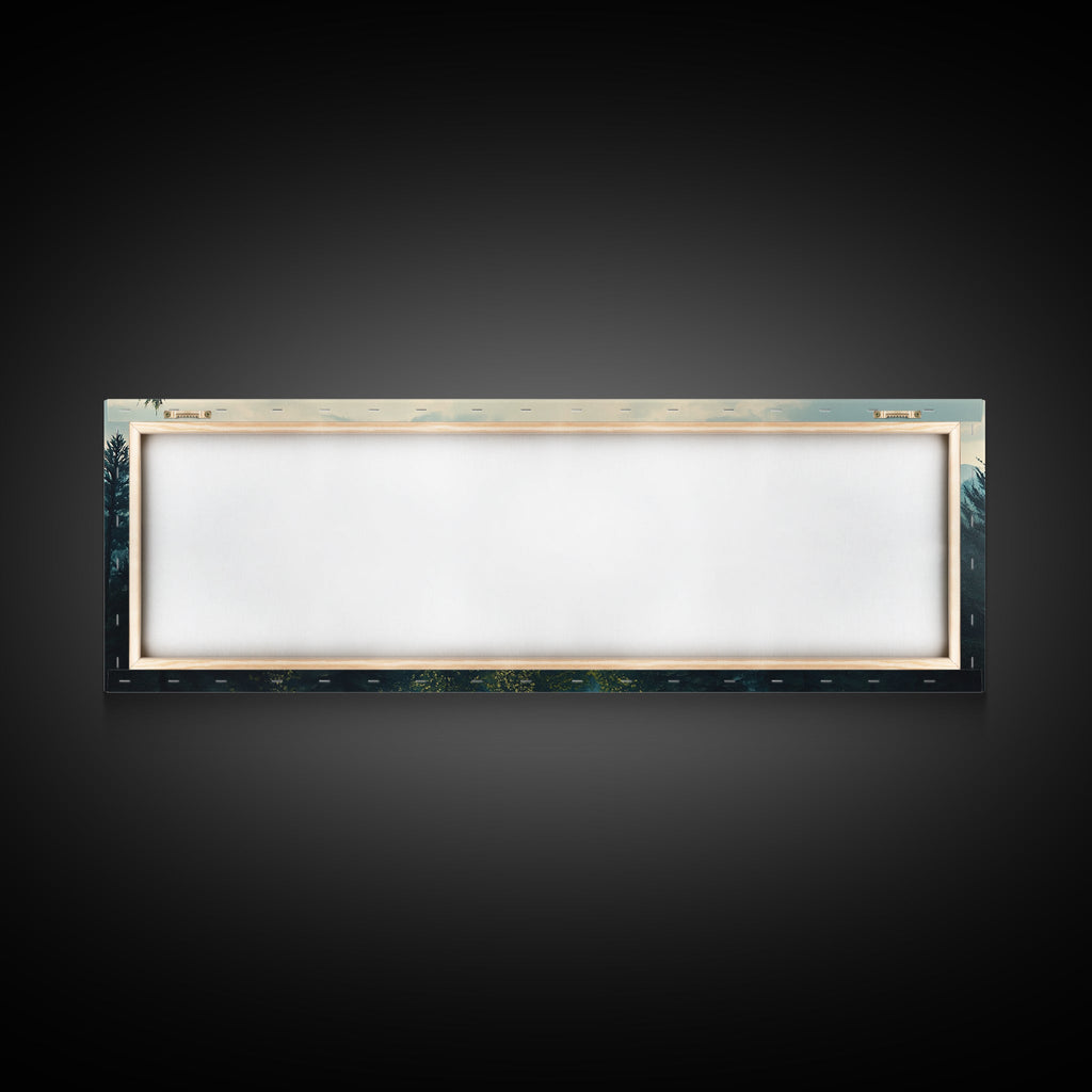 Mountain Painting Print, Mountain Art, Panoramic Wall Art, Extra Wide Horizontal Art, Ultra Wide Wall Art, Blue Ridge Mountains Painting