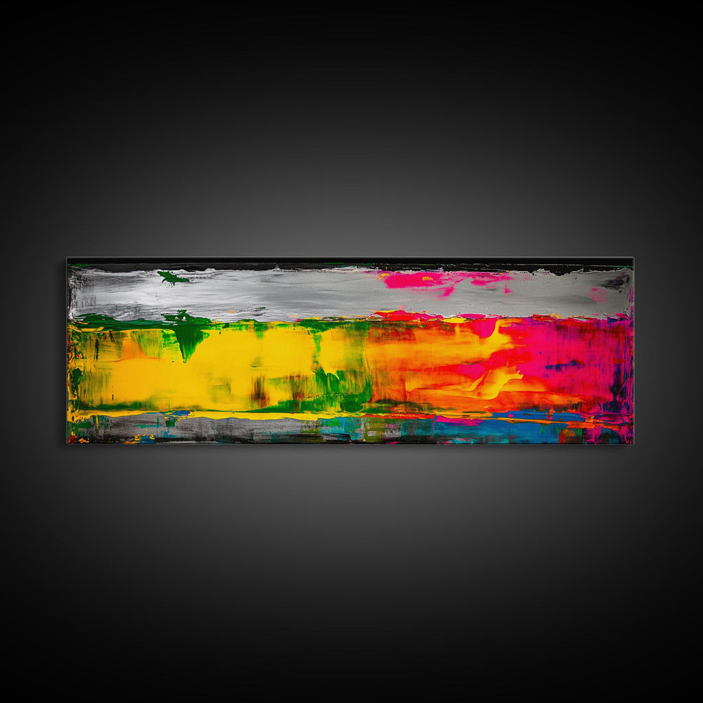Abstract Color, Modern Art, Vibrant Minimalist Painting, Bold Wall Art, Living Room Aesthetic, Large Canvas Print, Statement Art