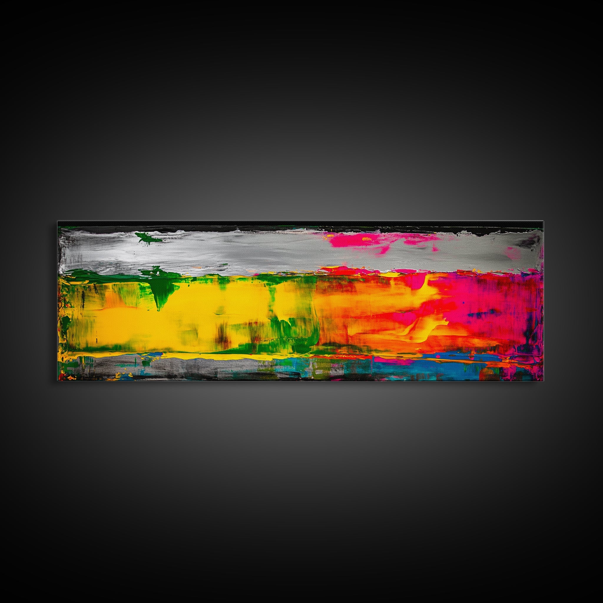 Abstract Color, Modern Art, Vibrant Minimalist Painting, Bold Wall Art, Living Room Aesthetic, Large Canvas Print, Statement Art