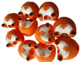 Corgi Butt Straw Topper – 3D-Printed Tumbler Charm (Wholesale) Pack of 10