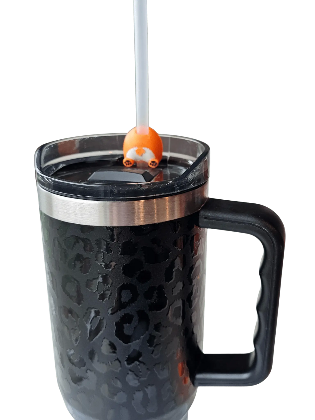 Corgi Butt Straw Topper – 3D-Printed Tumbler Charm (Wholesale) Pack of 10