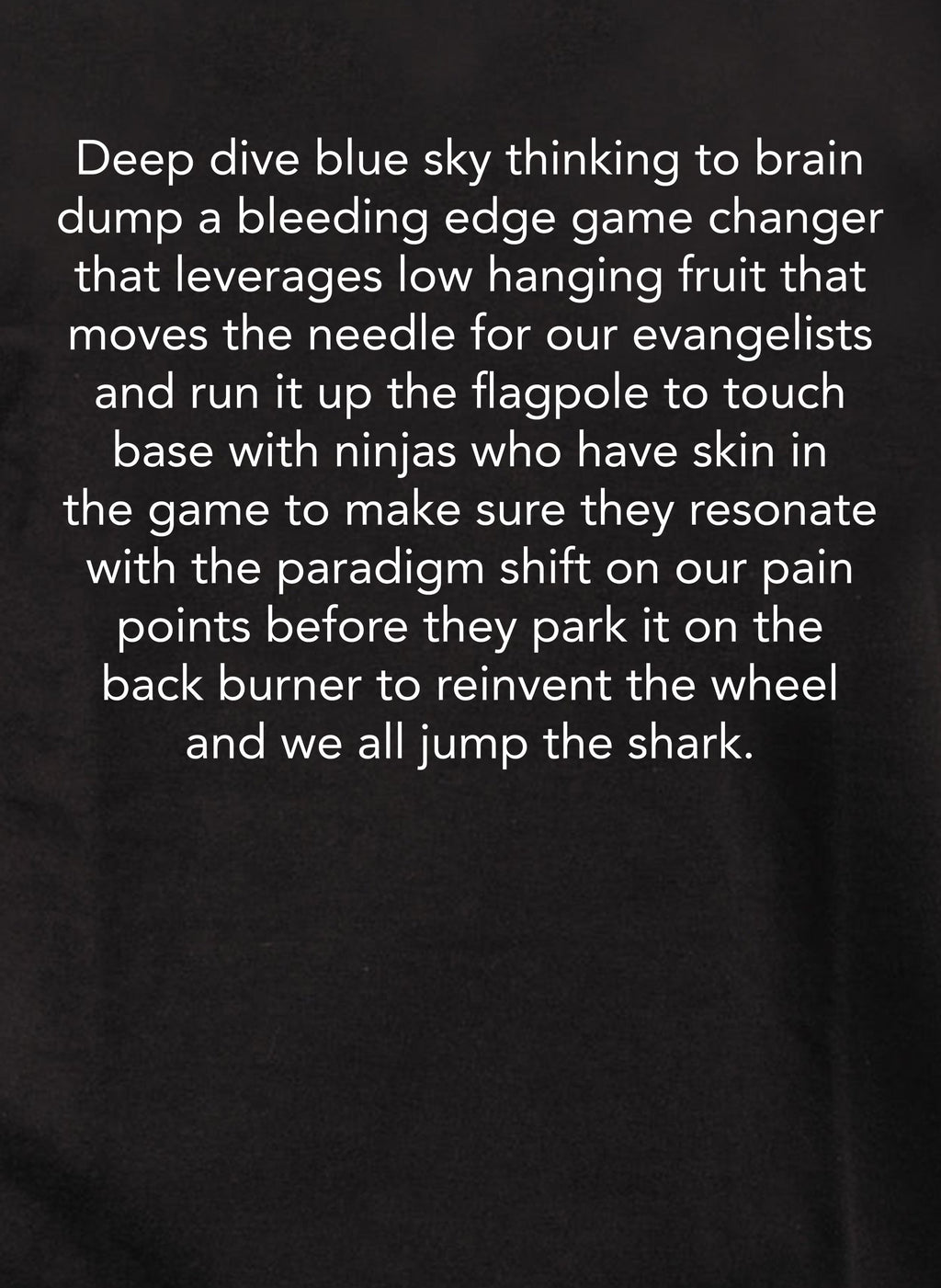 Corporate Lingo T-Shirt
