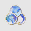 Ocean Watercolor Small Plates (10 per pack)