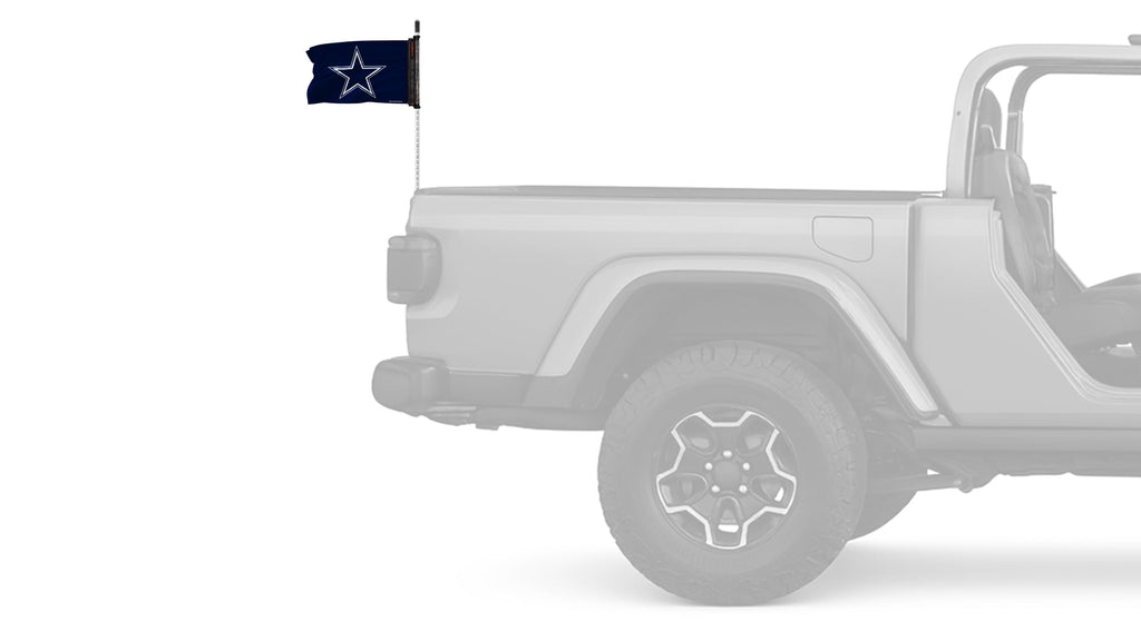 Dallas Cowboys Blue 11"x17" Forever Wave Flag for Jeep Wrangler TJ 1996-2006