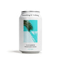 Something & Nothing - Cucumber Soda Premium, 12 fl oz (Pack of 12) - Refreshing Sparkling Beverage