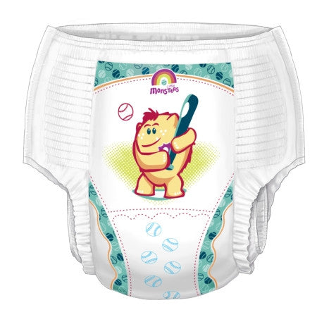 Male Toddler Training Pants Cardinal Health™ Wings™ Pull On with Tear Away Seams Size 2T to 3T Disposable Heavy Absorbency - 70063BA
