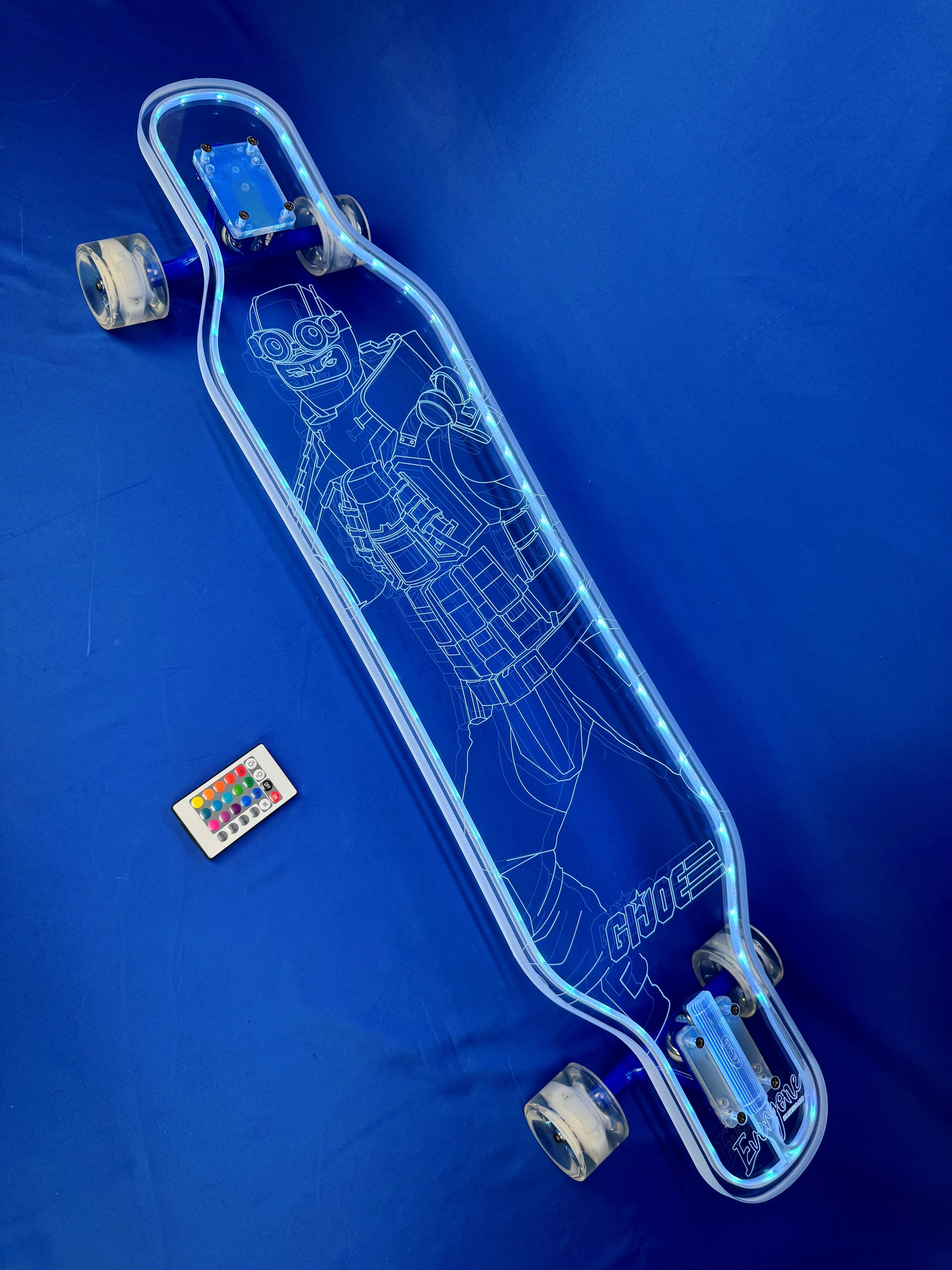 G.I. Joe x Everyone Skate x Ghost Boards Fire Fly Longboard