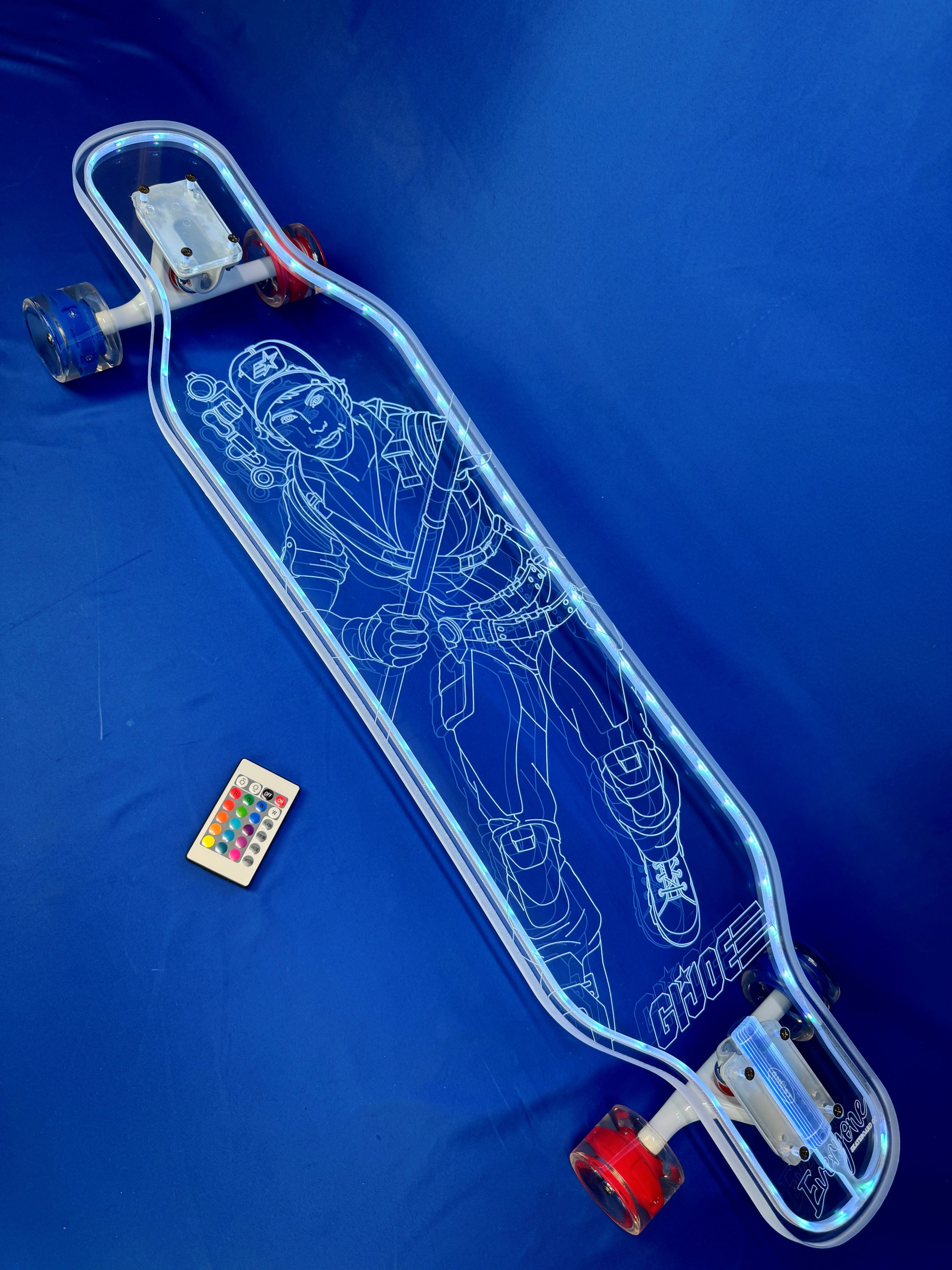 G.I. Joe x Everyone Skate x Ghost Boards Lady Jaye Longboard