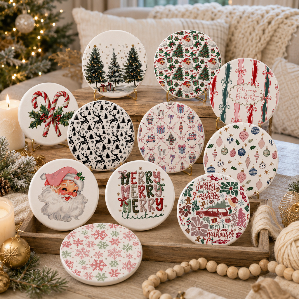 Christmas Coasters PRE-ORDER