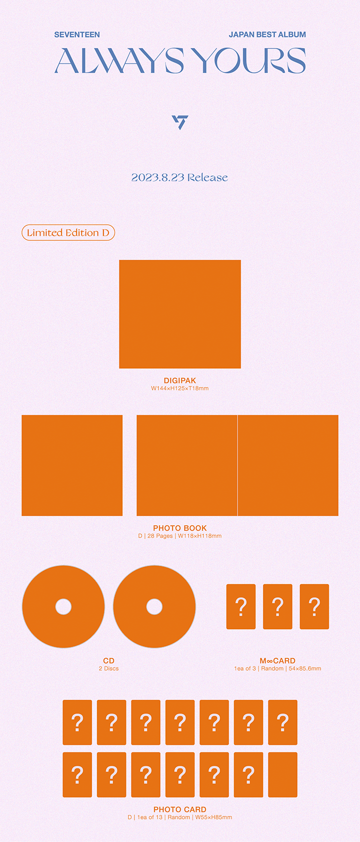 Seventeen Japan Best Album - Always Yours