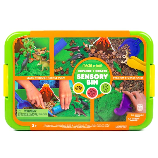 Made By Me: Dinosaur Exploration Sensory Bin