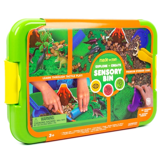 Made By Me: Dinosaur Exploration Sensory Bin