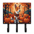 Red Basenji Fall Leash or Key Holder Wall Hooks, Coat Rack Wall Mount, for Hanging Keys, Towels, Aprons, Leashes