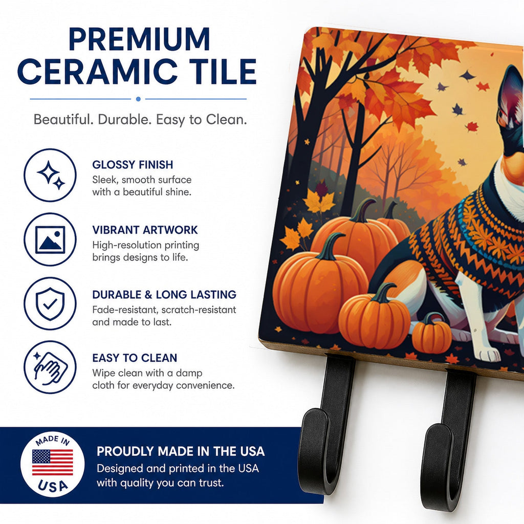 Basenji Fall Leash or Key Holder Wall Hooks, Coat Rack Wall Mount, for Hanging Keys, Towels, Aprons, Leashes