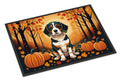 Beagle Fall Doormat Indoor Outdoor 18H X 27W Front Door Mat Rugs for Entryway, Non Slip Washable