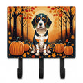 Beagle Fall Leash or Key Holder Wall Hooks, Coat Rack Wall Mount, for Hanging Keys, Towels, Aprons, Leashes