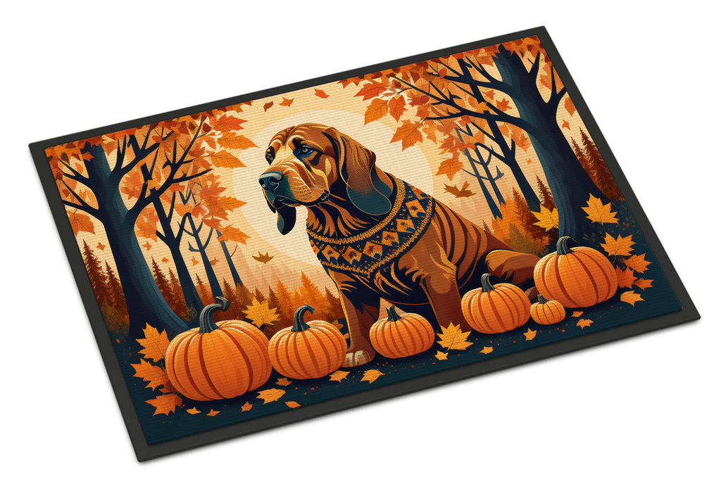 Bloodhound Fall Doormat Indoor Outdoor 18H X 27W Front Door Mat Rugs for Entryway, Non Slip Washable