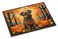Border Terrier Fall Doormat Indoor Outdoor 24H X 36W Front Door Mat Rugs for Entryway, Non Slip Washable Low Pile,