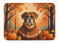Boxer Fall Memory Foam Kitchen Mat Machine Washable Anti-Fatigue Cushion Comfort Bath or Kitchen Rug